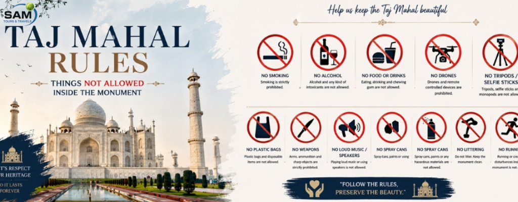 Taj Mahal Photography Rules